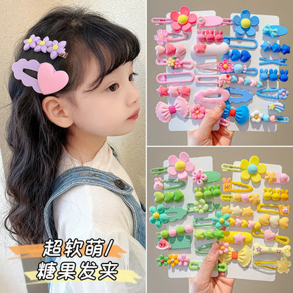 14-Piece Baby Girls Hair Clip Set