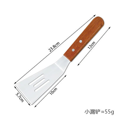 Non Stick Wooden Handle Pancake Beef Spatula Utensils