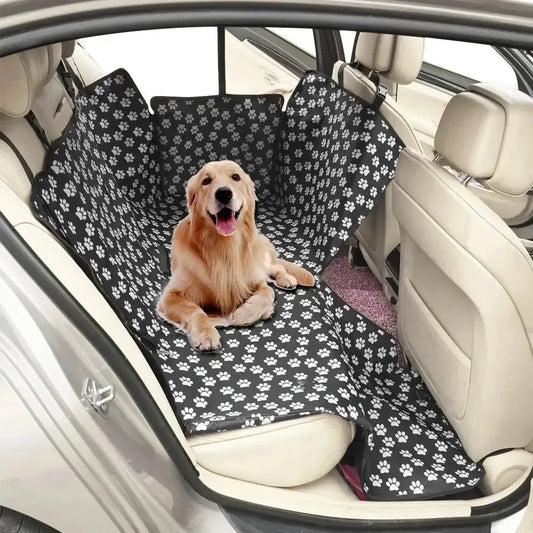 Protecteur de housse de siège de voiture imperméable imprimé pour chien