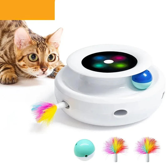 2-in-1 intelligentes interaktives Spielzeugset für Haustiere