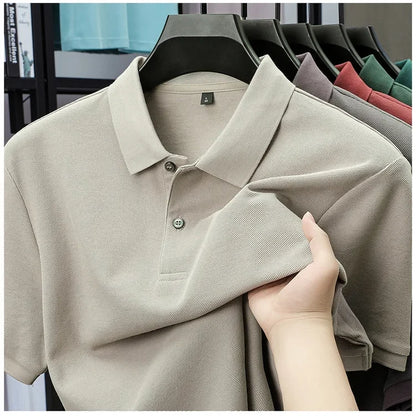 Men High Street Ventilate Pullovers Polo Shirt