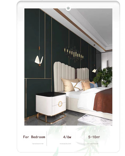 Lustre suspendu à LED papillon nordique