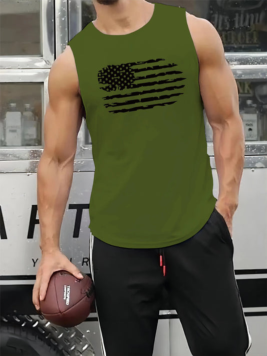 Men's Summer O Neck Quick Dry Tank Top