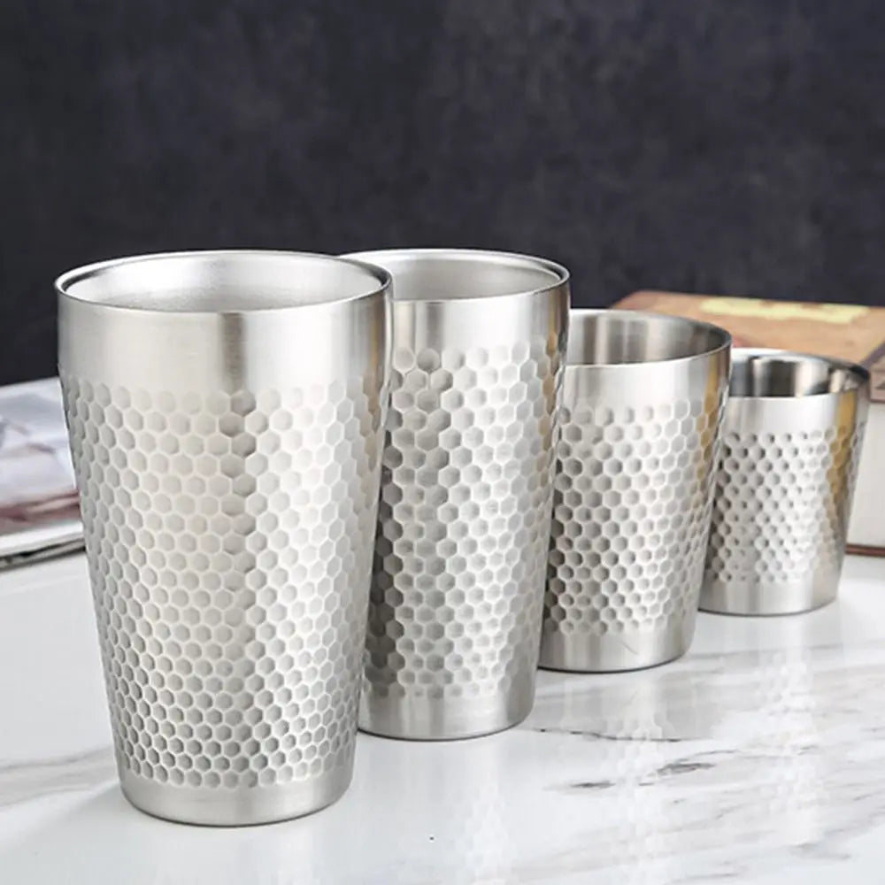 Double-Wall Stainless Steel Beer Cups