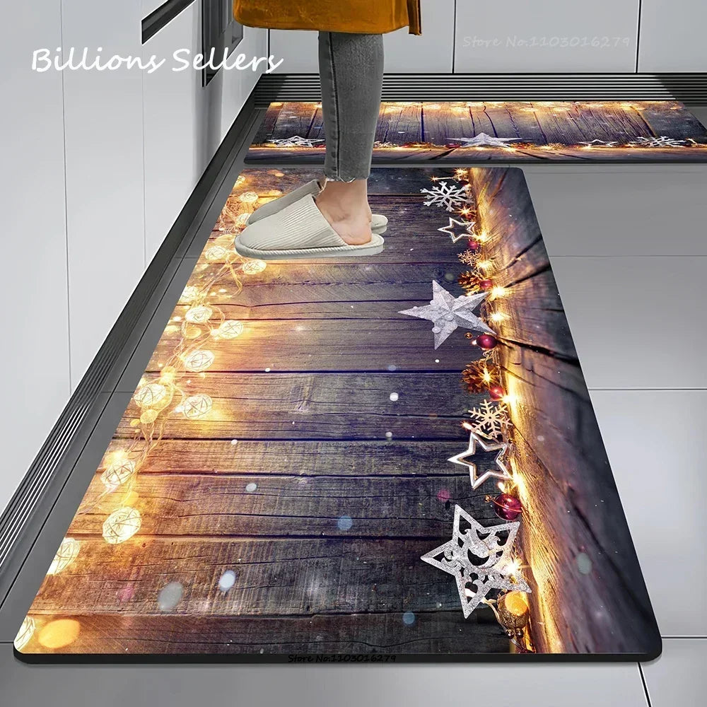 Christmas Themed Anti-Slip Kitchen & Floor Mat