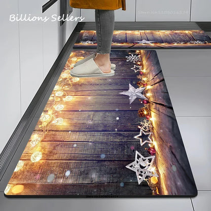 Christmas Themed Anti-Slip Kitchen & Home Floor Mat