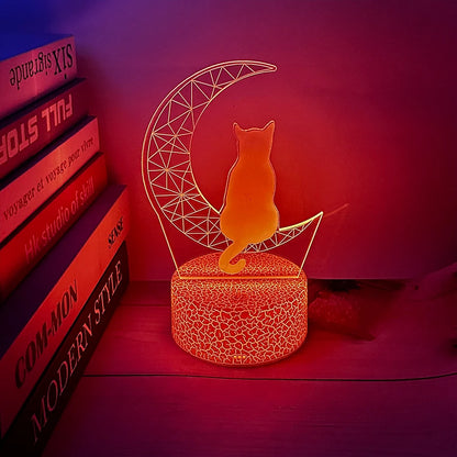 Romantic 3D Touch LED Night Light