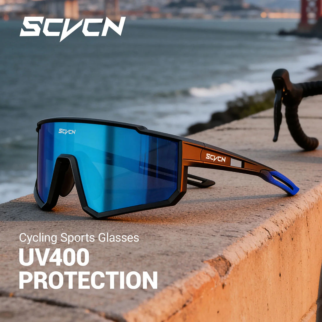 Details zur Farbe der Rennrad-Sonnenbrille