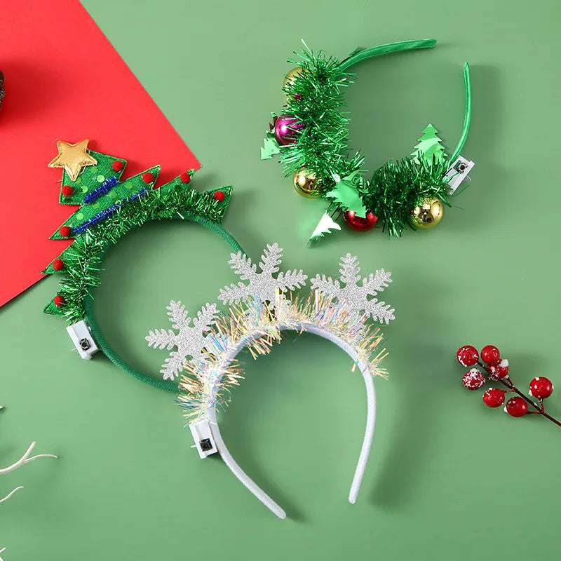 Snowflake & Xmas Tree Christmas Headband