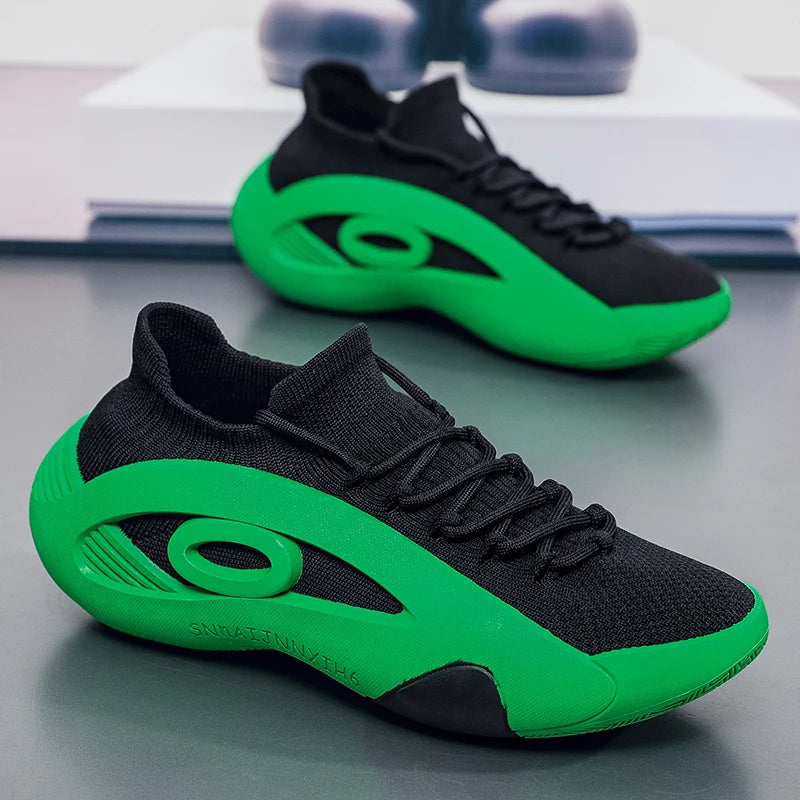 Men's Trendy Athletic Sneakers - Sports Platform Designer Sneakers