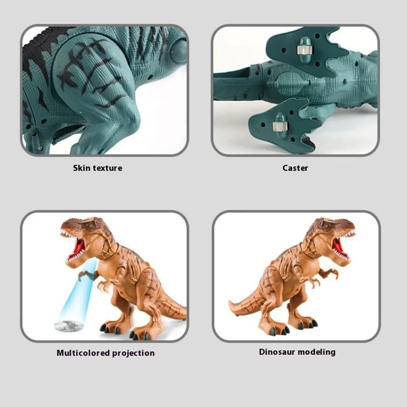 Grand dinosaure robotisé électrique qui marche