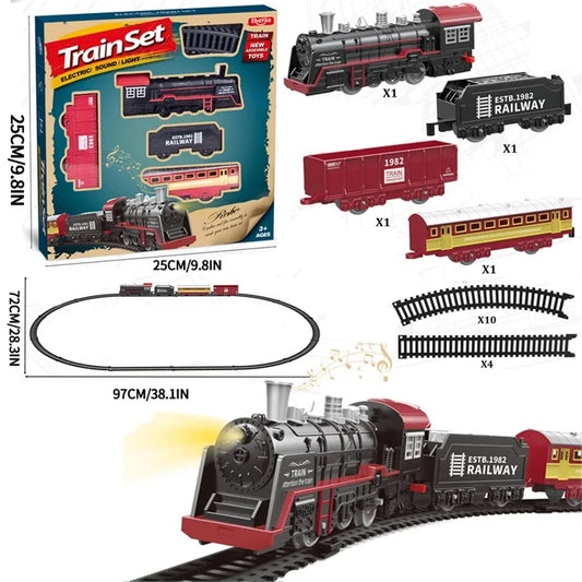 Classic Steam Children's Electric Train Set