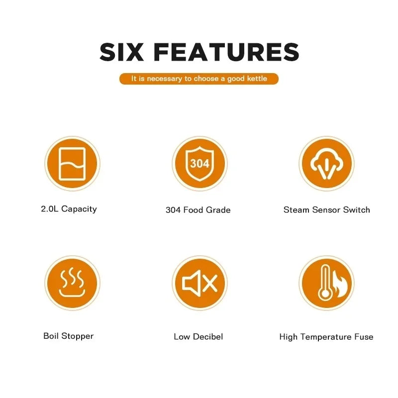 Wasserkocher aus Edelstahl