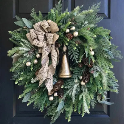 pine cone wreath
