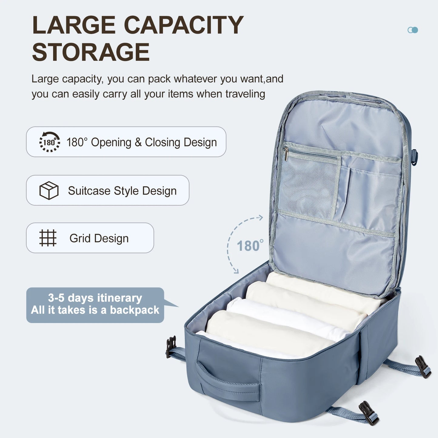 Women's Large Capacity Cabin Bag