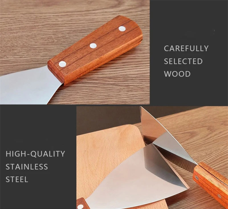 Non Stick Wooden Handle Pancake Beef Spatula Utensils