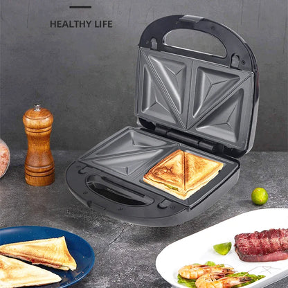 Electric Waffle Maker 6 In 1 Toaster Breakfast Machine