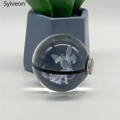 3D Pokemon Kristallkugel Nachtlicht 