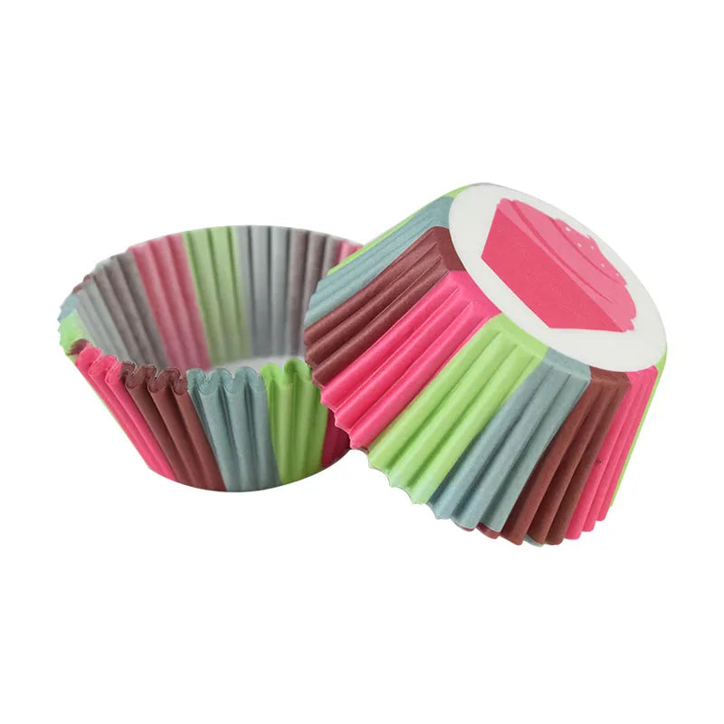 100Pcs Muffin Cupcake Paper Cups