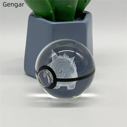 3D Pokemon Kristallkugel Nachtlicht 