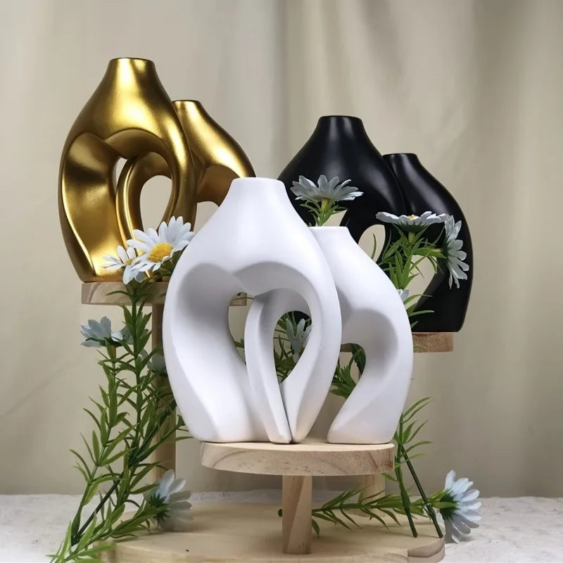 Décor double cœur pour le salon