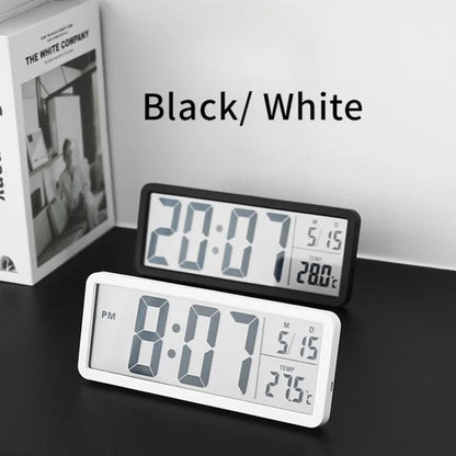 Horloge murale LCD alimentée par batterie