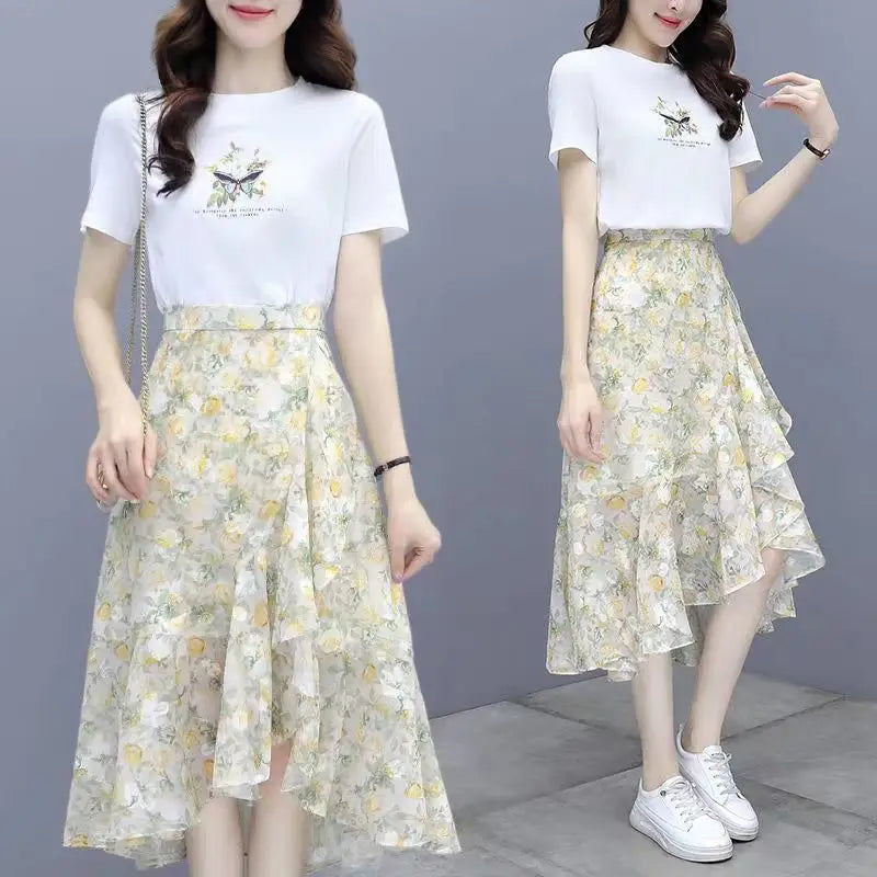 Summer Slim Chiffon Skirt