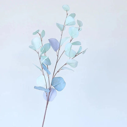 Feuillage d'eucalyptus artificiel et feuilles de dollar argenté de 92 m