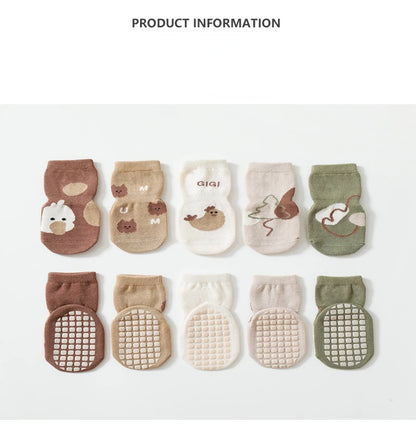 Chaussettes bébé en pur coton à imprimé dessin animé