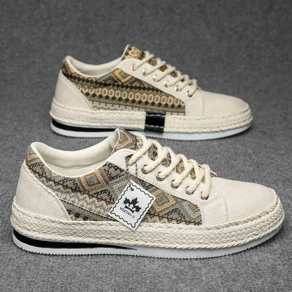 Breathable Men's Canvas Footwear