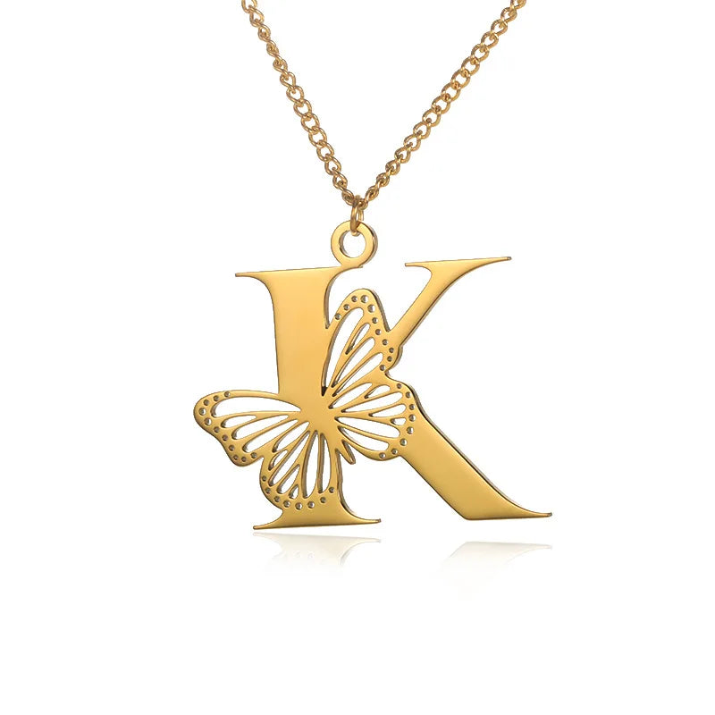 Women's Stainless Steel Letters Necklace