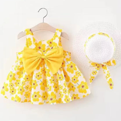 Robe florale fille - robe de plage pour tout-petits pour enfants