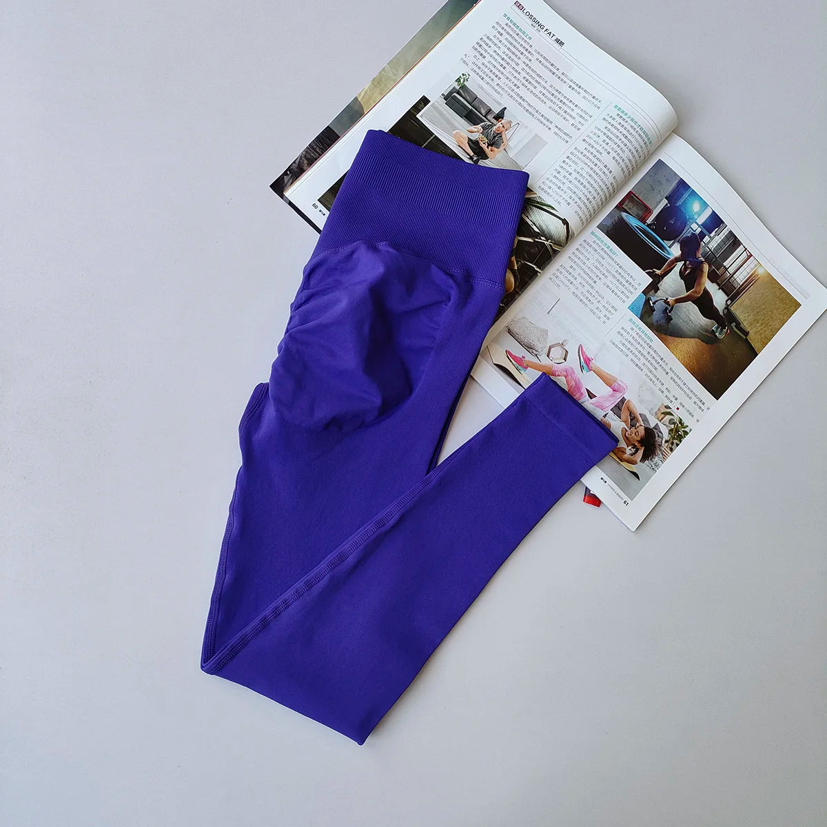 Women's Nude Hip Line High Waisted Fitness Yoga Pants