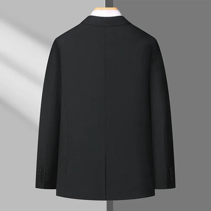 Blazer d'affaires classique printemps/automne pour hommes