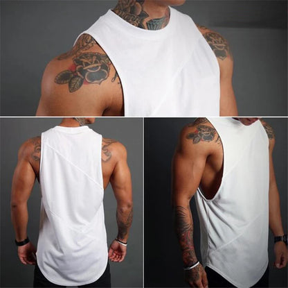 Herren-Fitness-String-Tanktops