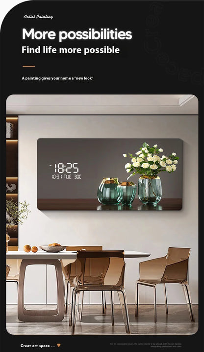 Living Room Painting Art  Wall Clock