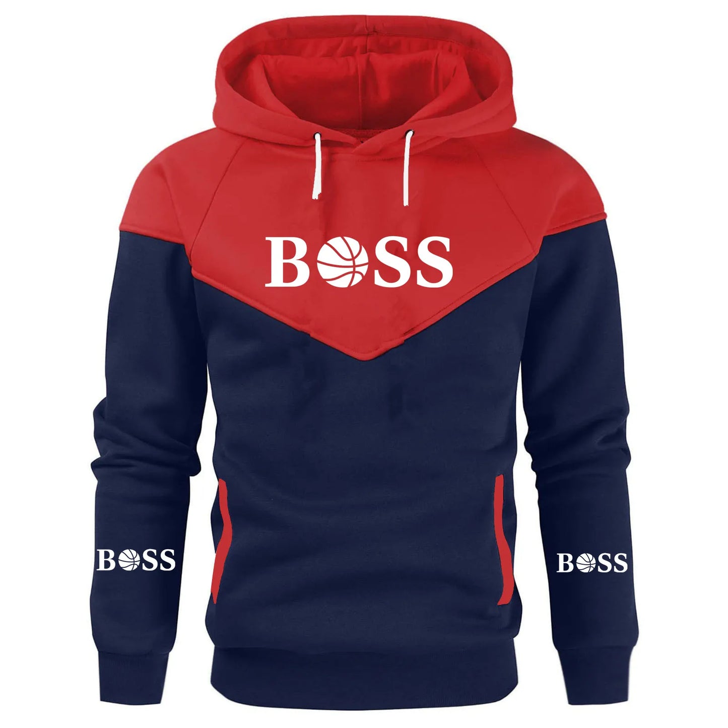 Men's Spring/Autumn Patchwork Hoodies