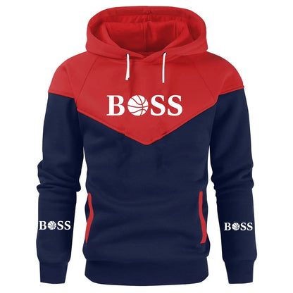 Men's Spring/Autumn Patchwork Hoodies