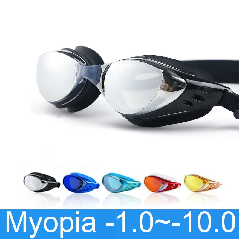 Lunettes de natation antibuée imperméables