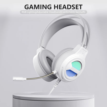 Wired Bluetooth RGB lighting USB Gaming Headphones