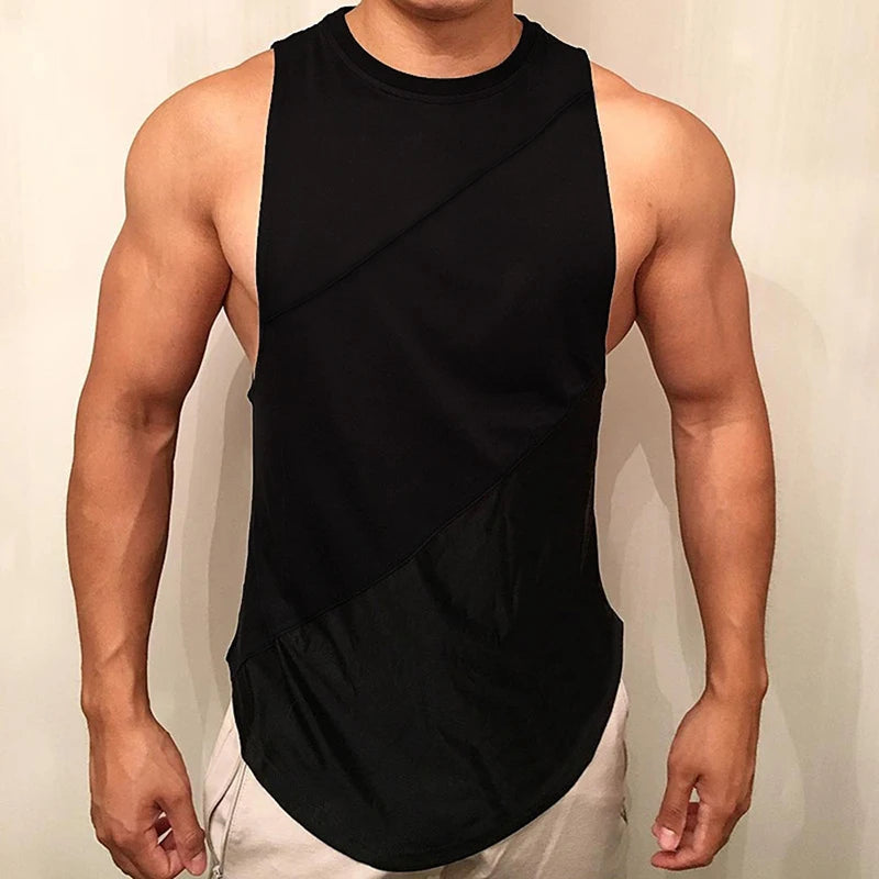 Herren-Fitness-String-Tanktops