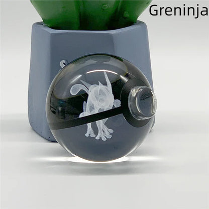 3D Pokemon Kristallkugel Nachtlicht 