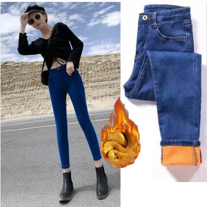 stretch denim jeans