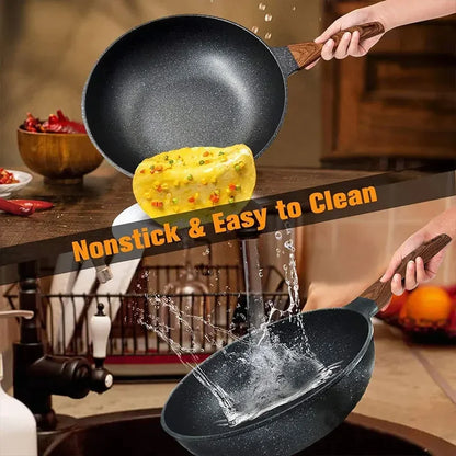 Non-stick Gas Stove Wok Frying Pan