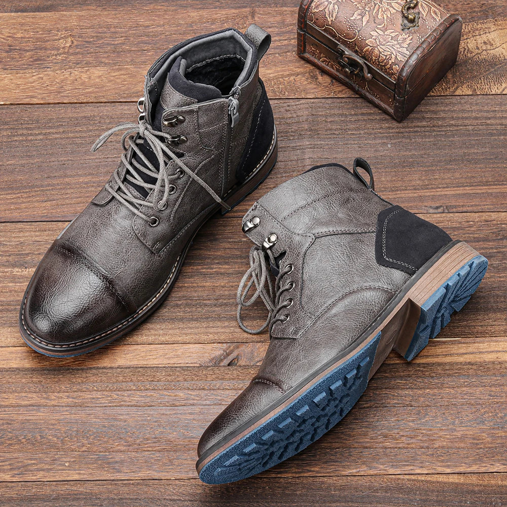 Men's Leather Ankle Boots