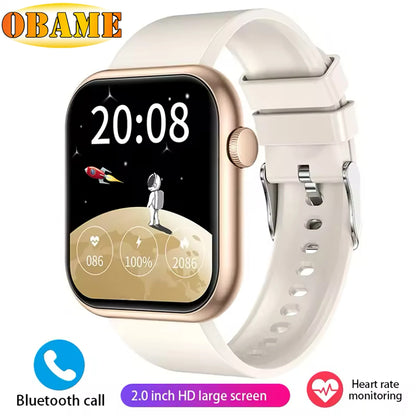 Men's Waterproof Touch Screen Bluetooth call Heart Watches