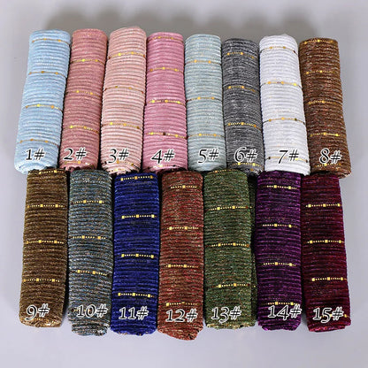 Silk Corduroy Women's Scarf & Shawl