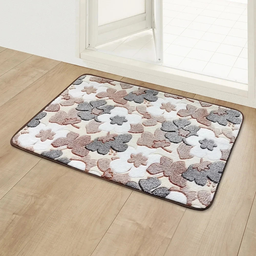 Anti-Slip Coral Fleece Entrance Door Mat
