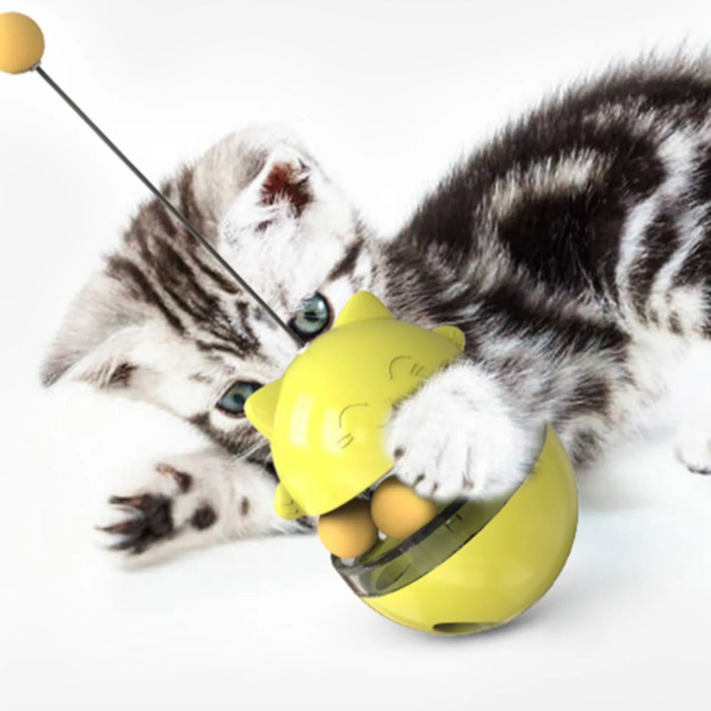 USB Rechargeable Feather Laser Cat Toy