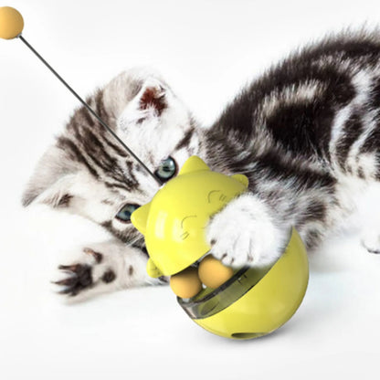 USB Rechargeable Feather Laser Cat Toy
